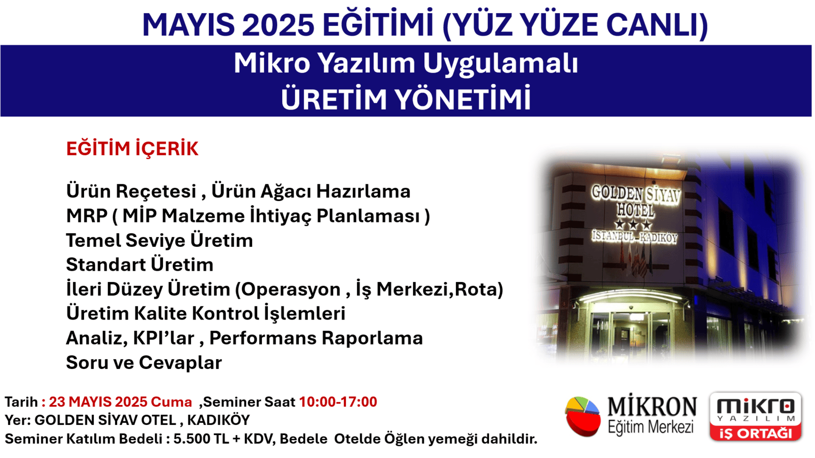 MİKRO YAZILIM İLE SATIN ALMA YÖNETİMİ - NİSAN 2025